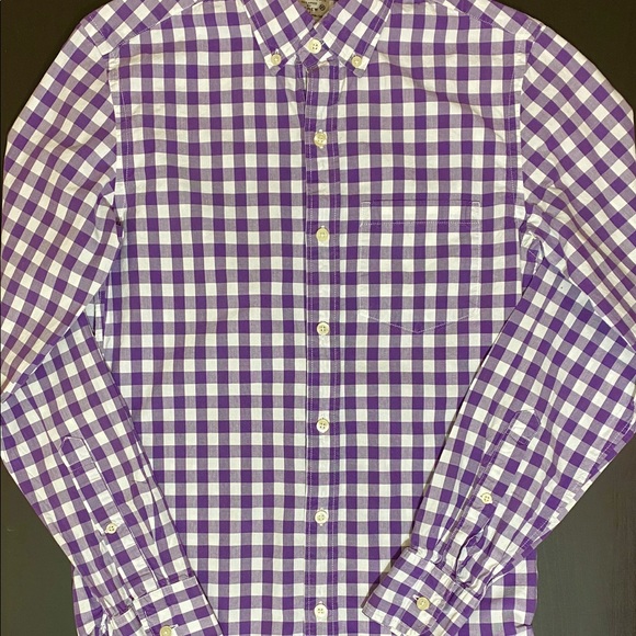 J. Crew Slim Fit Quality Woven Shirt in Gingham - Picture 2 of 2
